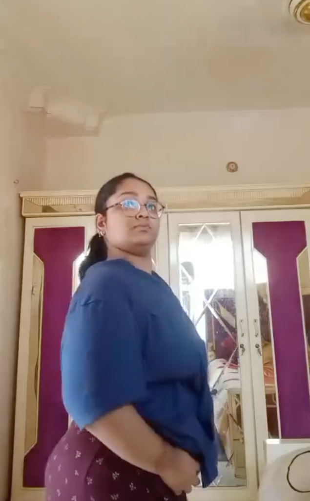 Big ass tanker showing boobs and ass