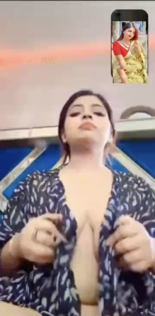 beautiful Chubby girl showing boobs and ass on video call
