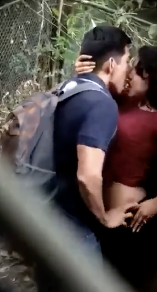 BF caught in open area