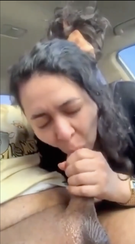 Sucking outside in car viral video