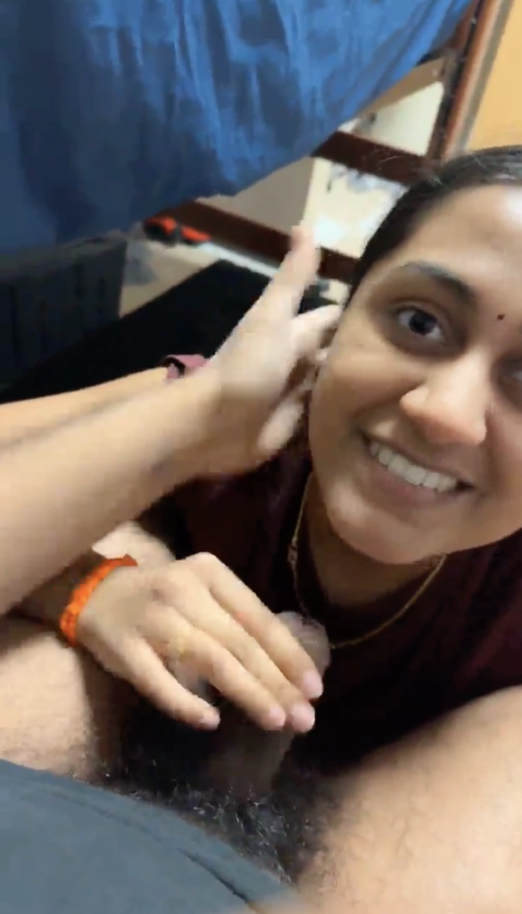 Indian young girl sucking dick