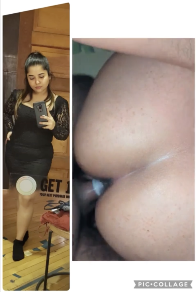 Big ass chubby showing and fuck in doggy style with condom